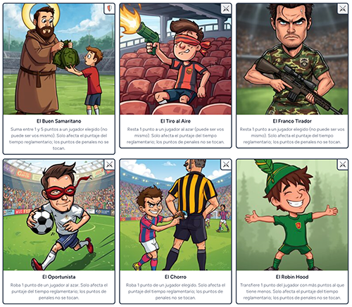 Powerups para dar vuelta el partido
